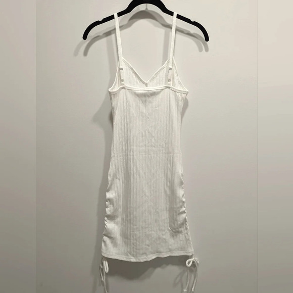 Steve Madden Ivory Spaghetti Strap Mini Dress Size Medium - Picture 6 of 9